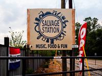 Fun things to do in Asheville NC : Salvage Station in Asheville NC. 