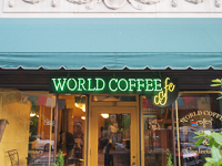 World Coffee Cafe in Asheville NC. 