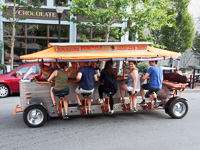 Amazing Pubcycle in Asheville NC. 