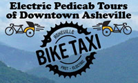 Fun things to do in Asheville NC : Asheville Bike Taxi in Asheville NC. 