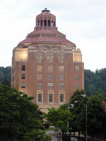 Asheville City Hall in Asheville NC. 