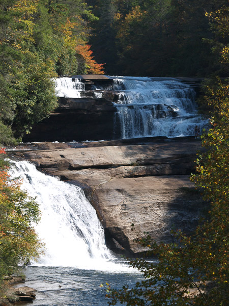 Triple Falls in Dupont Forest State Park, 