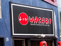 Wasabi in Asheville NC. 