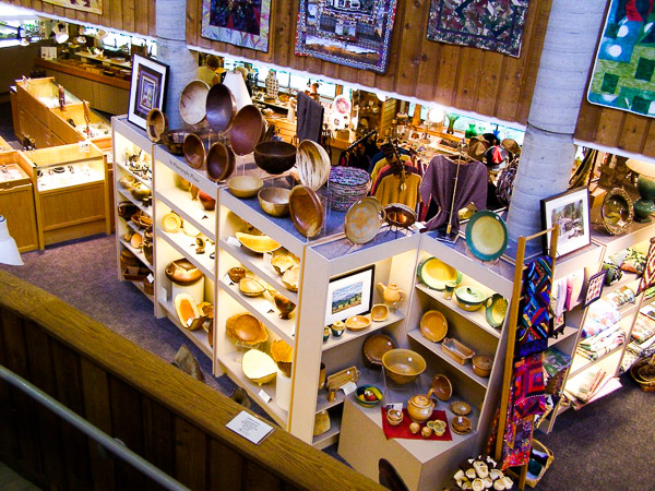 Fun things to do in Asheville NC : Southern Highland Craft Guild Folk Art Center in Asheville, NC. 